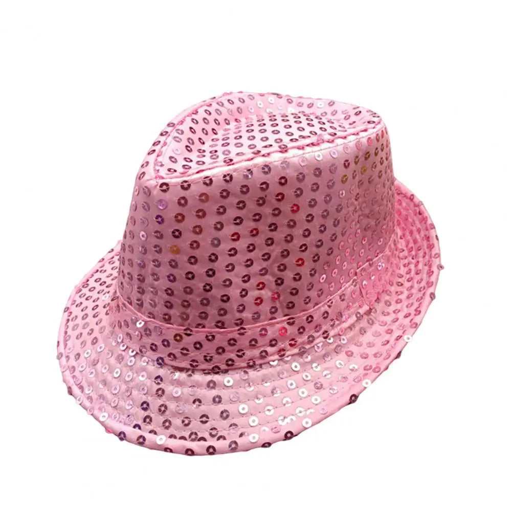 Shining Short Brim Jazz Hat
