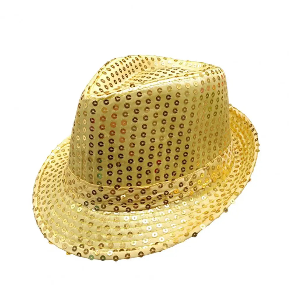 Shining Short Brim Jazz Hat