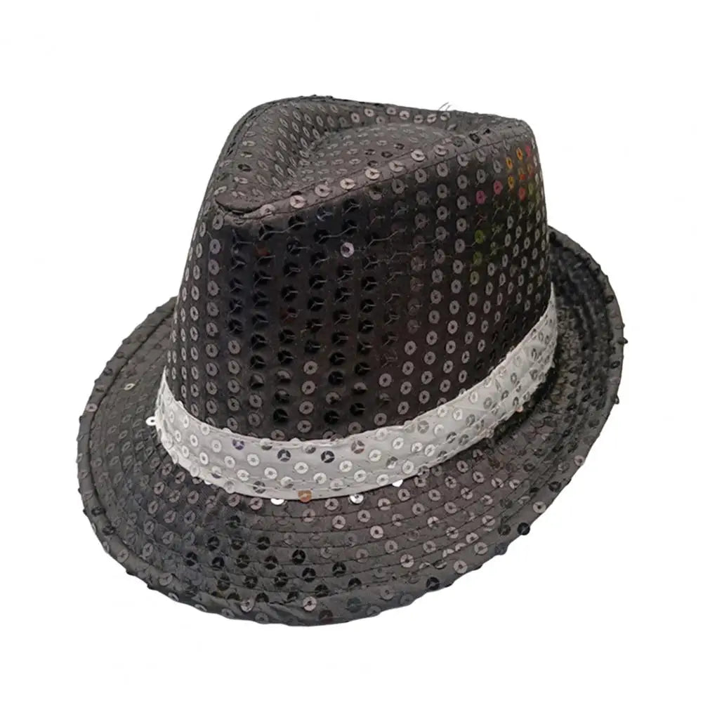 Shining Short Brim Jazz Hat