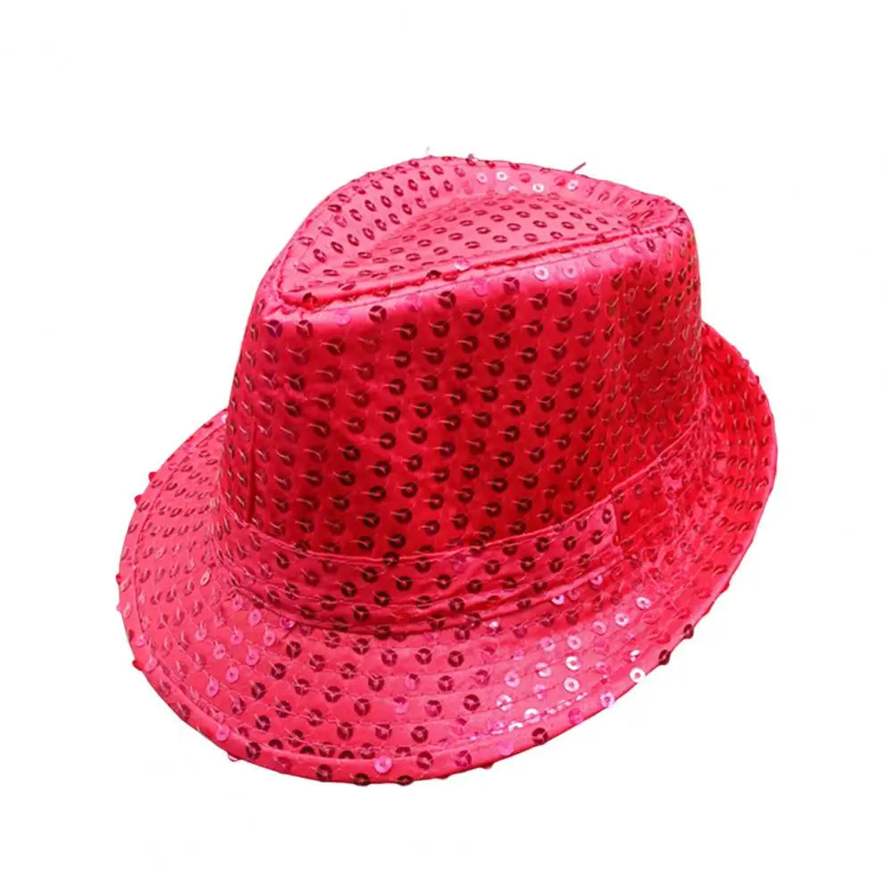 Shining Short Brim Jazz Hat