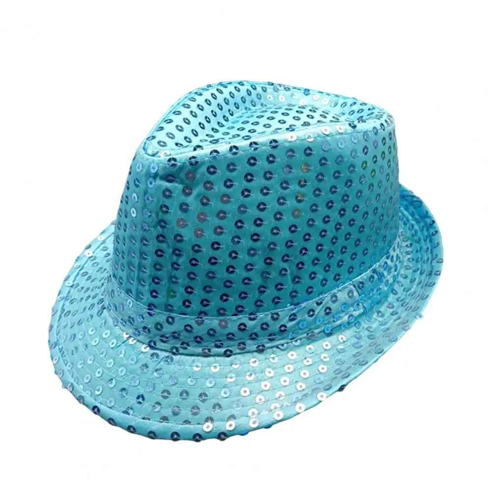 Shining Short Brim Jazz Hat