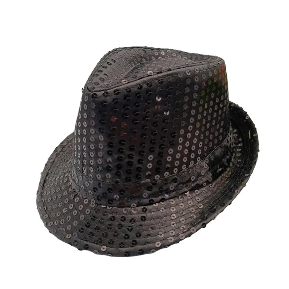 Shining Short Brim Jazz Hat