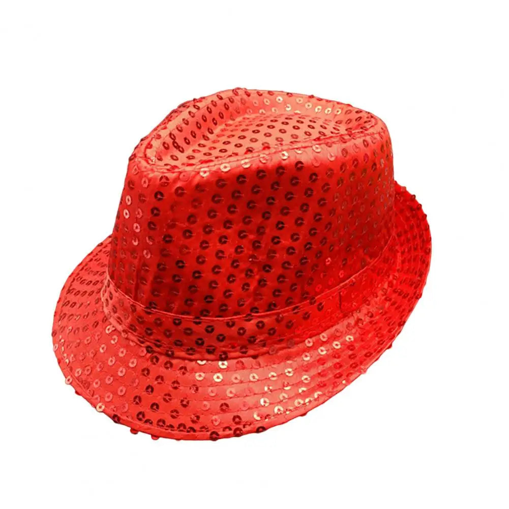 Shining Short Brim Jazz Hat