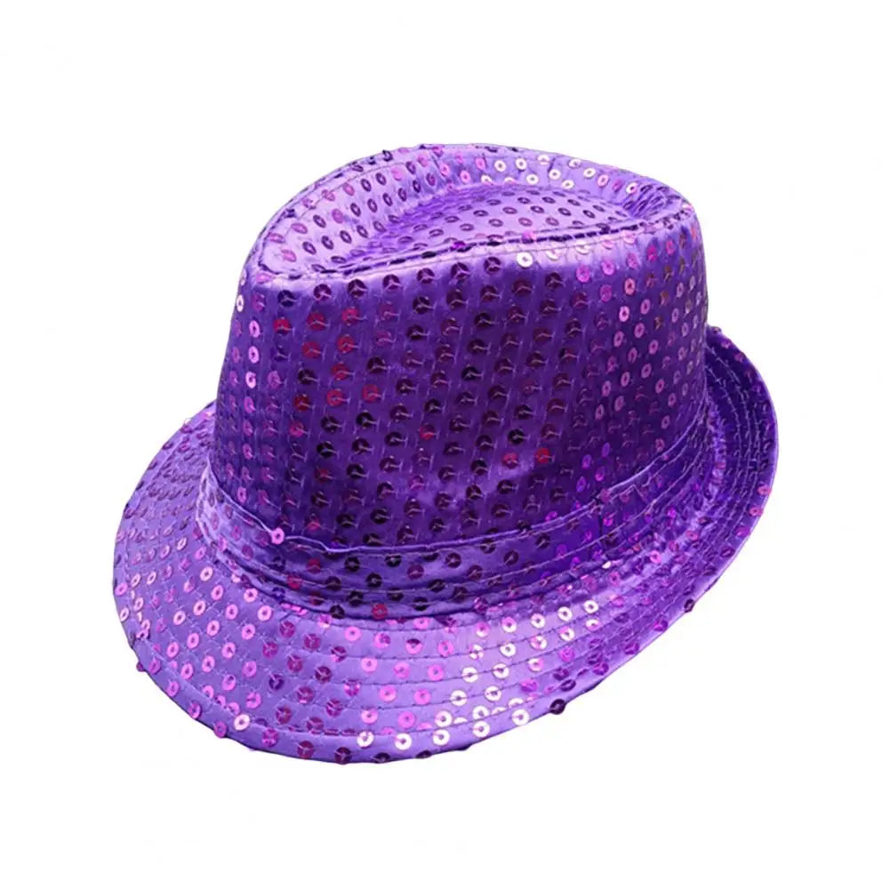 Shining Short Brim Jazz Hat