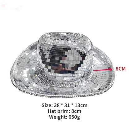 Disco Ball Cowboy Hat