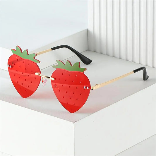 Strawberry Sunglasses for Festival Party Rave