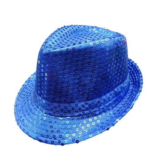 Shining Short Brim Jazz Hat