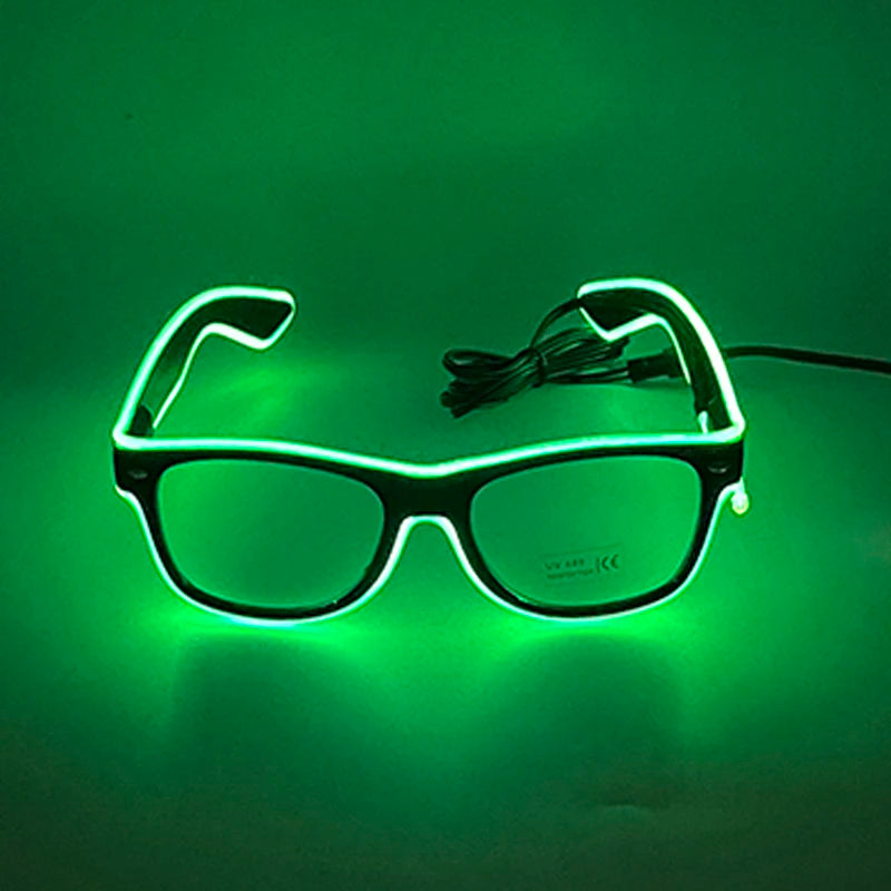 LED Light Up Costume Glasses Festival Party