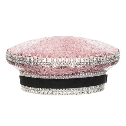 Studded Sequin Hat