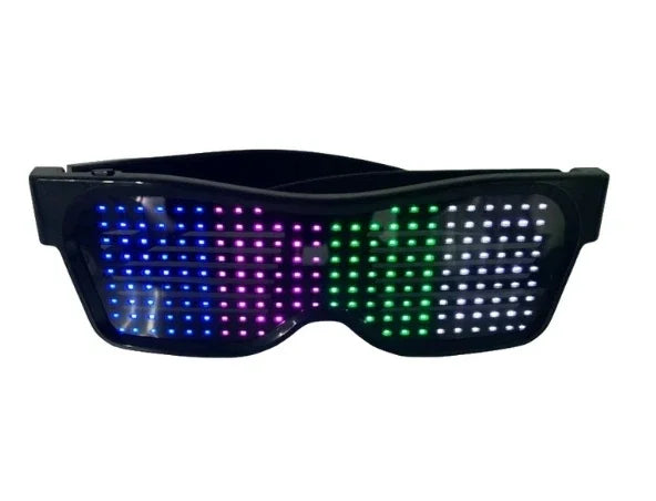 Multilingual LED Glasses Bluetooth DIY Text Graffiti