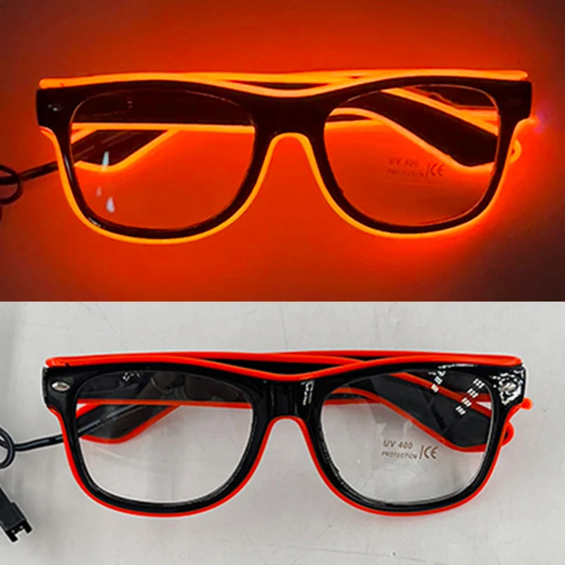 LED Light Up Costume Glasses Festival Party