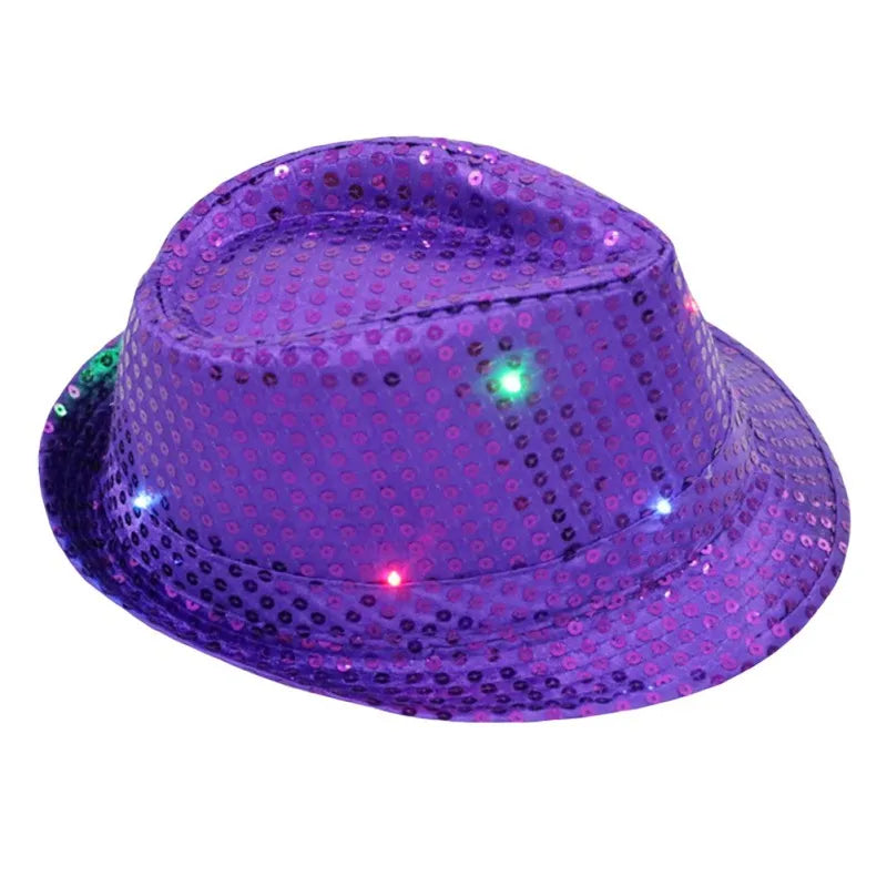 LED Flashing Jazz Cap