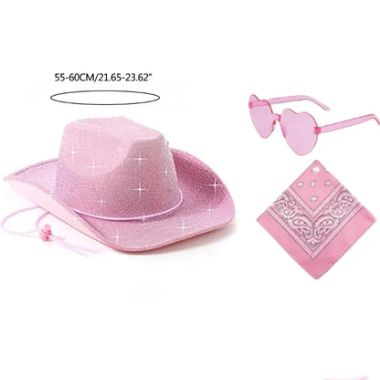 Pink Sparkling Cowboy Hat