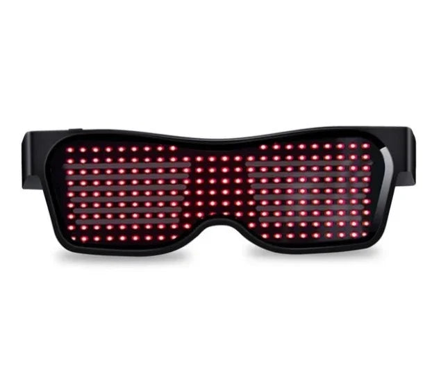 Multilingual LED Glasses Bluetooth DIY Text Graffiti