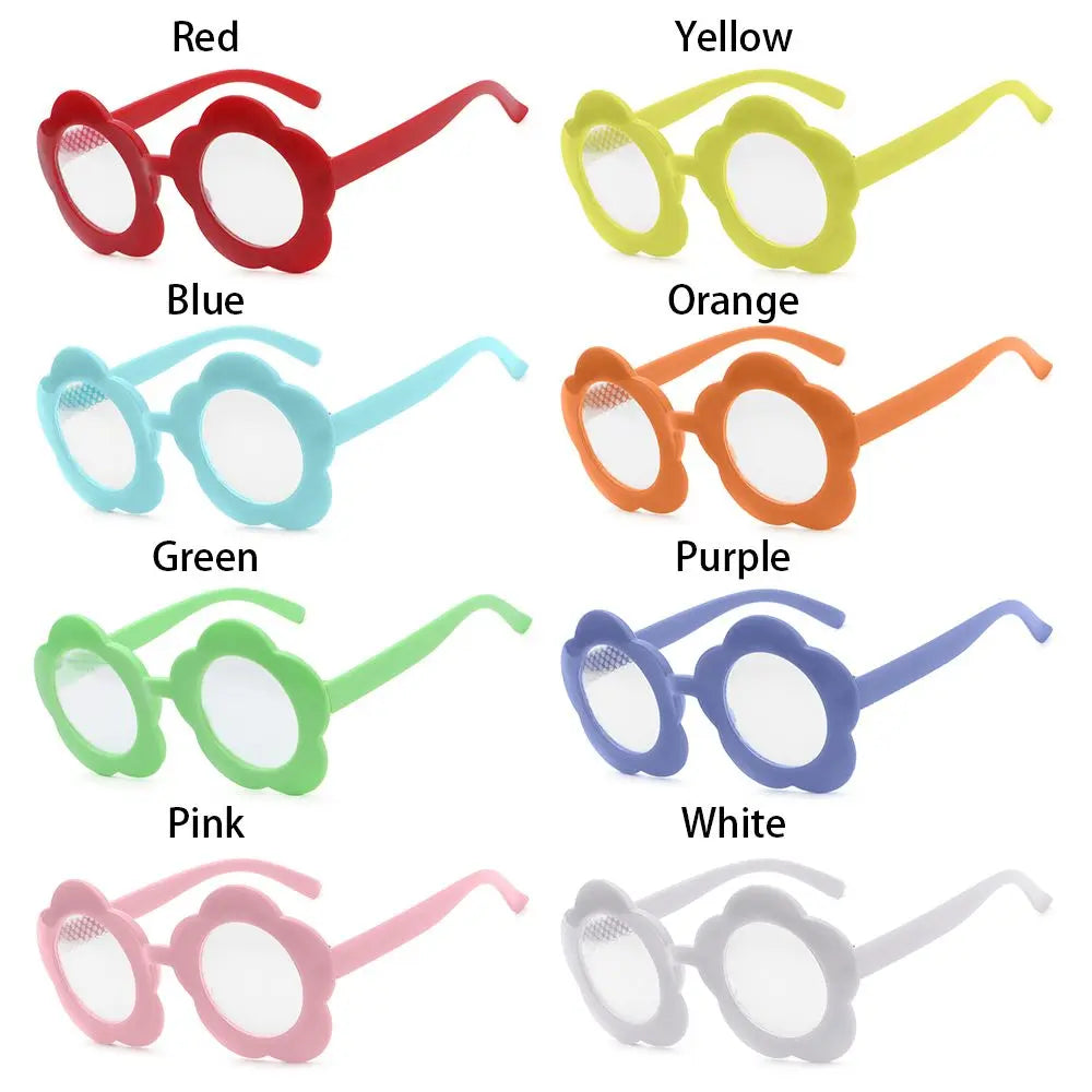 Eyewear Rave Glasses Sunflower Shaped Fireworks Diffraction Glasses