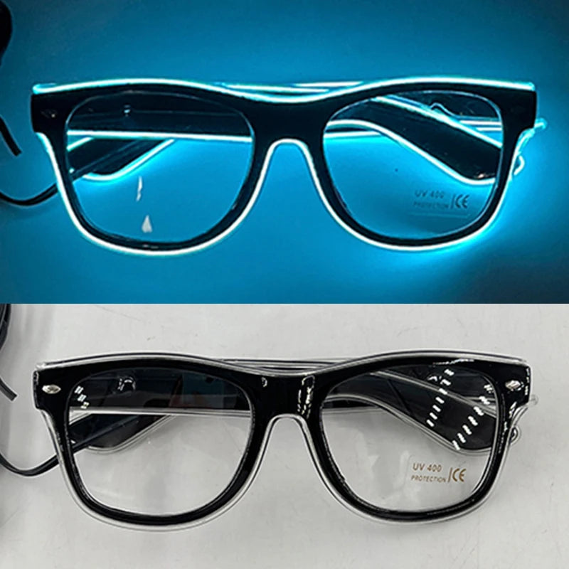 LED Light Up Costume Glasses Festival Party