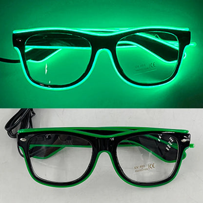 LED Light Up Costume Glasses Festival Party