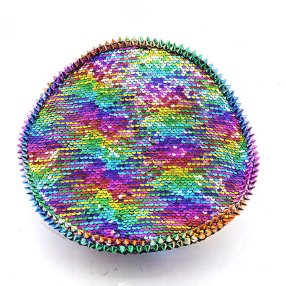 Colourful Sequin Captain Cap