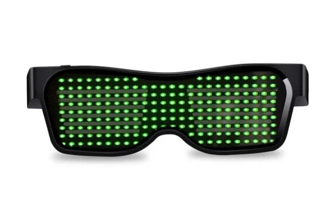 Multilingual LED Glasses Bluetooth DIY Text Graffiti