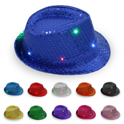 LED Flashing Jazz Cap