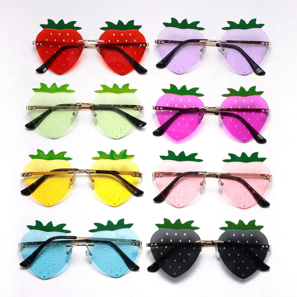 Strawberry Sunglasses for Festival Party Rave