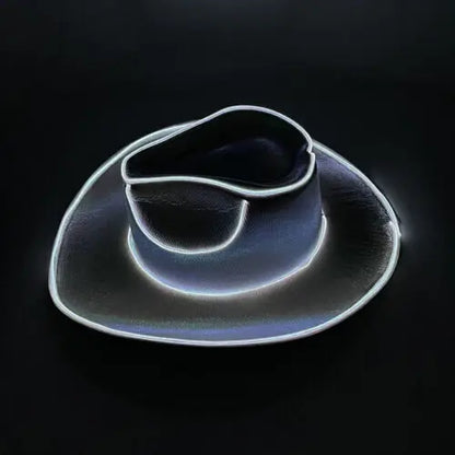 LED Disco Western Cowboy Hat