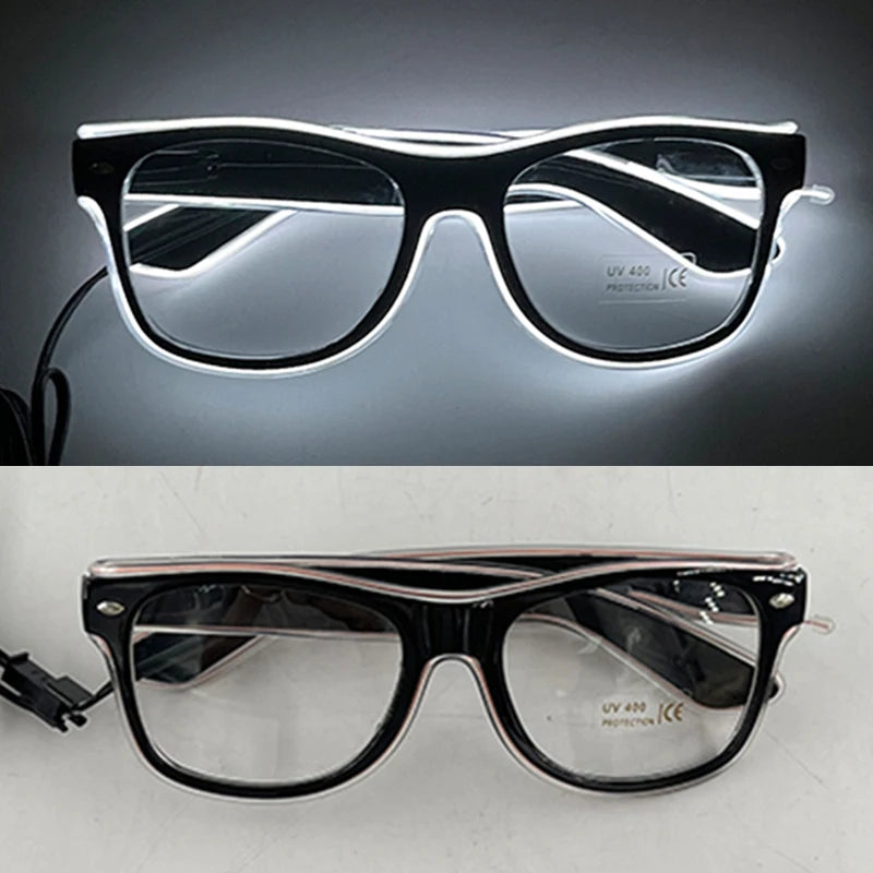 LED Light Up Costume Glasses Festival Party